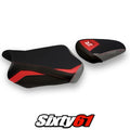 Suzuki Gsxr 600 750 2011-2024 2025 2026 Seat Cover Tappezzeria Comfort Red Grey