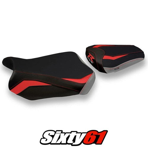 Suzuki Gsxr 600 750 2011-2023 2024 2025 2026 Seat Cover Tappezzeria Red Grey