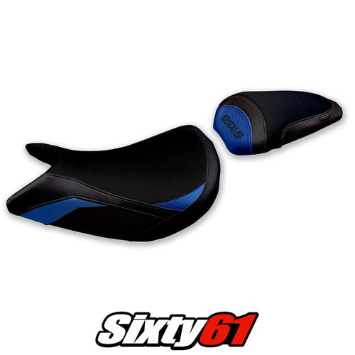 Suzuki Gsxs 1000 2021 2022 2023 2024 2025 Seat Cover Tappezzeria Comfort Blue