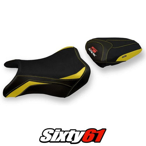 Suzuki Gsxs 750 2017-2019 2020 2021 2022 Seat Cover Tappezzeria Yellow Black