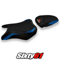 Suzuki Gsxs 750 2017 -2019 2020 2021 2022 Seat Cover Tappezzeria Comfort Blue