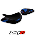 Suzuki Gsxs 1000F 2015-2017 2018 2019 2020 Seat Cover Tappezzeria Blue Black