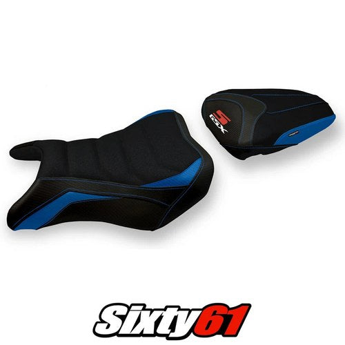 Suzuki Gsxs 750 2017-2019 2020 2021 2022 Seat Cover Tappezzeria Ultragrip Blue
