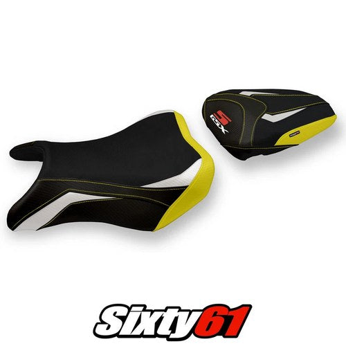 Suzuki Gsxs 750 2017-2019 2020 2021 2022 Seat Cover Tappezzeria White Yellow