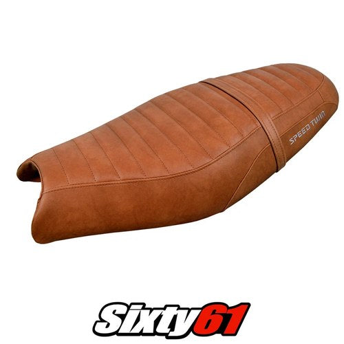 Triumph Speed Twin 900 2019-2022 2023 2024 2025 Seat Cover Tappezzeria Brown
