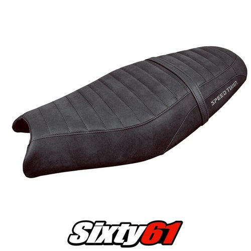 Triumph Speed Twin 900 2019-2022 2023 2024 2025 Seat Cover Tappezzeria Black