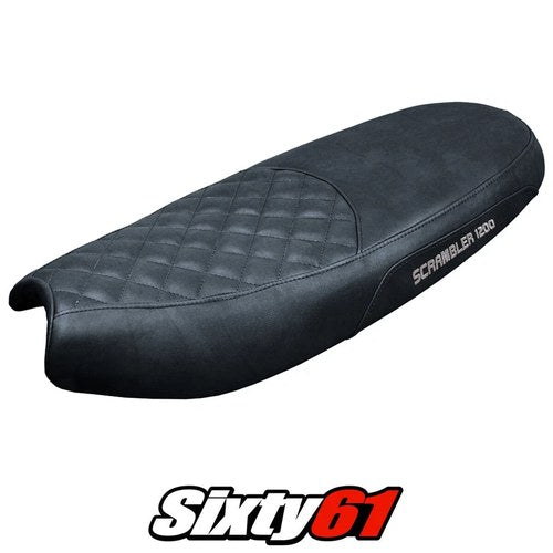 Triumph Scrambler 1200 2019-2025 2026 Seat Cover Tappezzeria Comfort Black SE