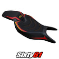 Triumph Speed Triple 1200 RR 2022-2025 Seat Cover Tappezzeria Ultragrip Red Gold