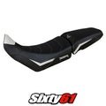 Triumph Tiger 900 2020 2021 2022 2023 Seat Cover Tappezzeria Comfort White Blk