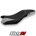 Triumph Street Triple 675 2013-2015 2016 Seat Cover Tappezzeria Silver Black