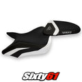 Triumph Speed Triple 2016-2019 2020 2021 Seat Cover Tappezzeria Comfort White