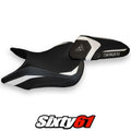 Triumph Speed Triple 2016-2018 2019 2020 2021 Seat Cover Tappezzeria White Black