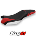 Triumph Street Triple 675 2013-2015 2016 Seat Cover Tappezzeria Red White Black