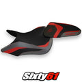 Triumph Speed Triple 2016-2018 2019 2020 2021 Seat Cover Tappezzeria Red Grey