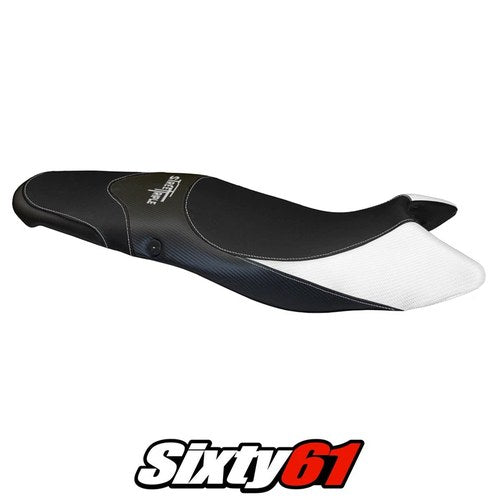 Triumph Street Triple 675 2007-2011 2012 Seat Cover Tappezzeria Comfort White