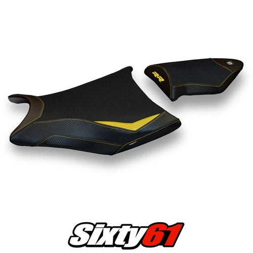 BMW S1000RR 2009 2010 2011 Seat Cover Tappezzeria Comfort Yellow Black