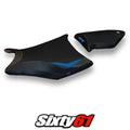 BMW S1000RR 2009 2010 2011 Seat Cover Tappezzeria Comfort Blue Black