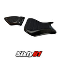 BMW S1000RR 2012 2013 2014 Seat Cover Tappezzeria Ultragrip Silver Black
