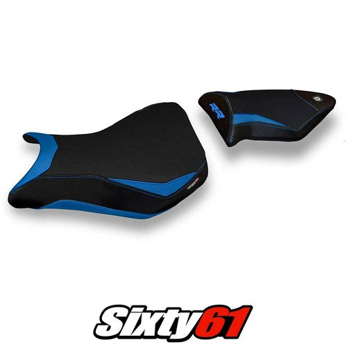 BMW S1000RR 2012 2013 2014 Seat Cover Tappezzeria Comfort Blue Black 12 13 14