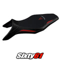 Yamaha MT 09 FZ09 2013-2018 2019 2020 Seat Cover Tappezzeria Comfort Red Grey