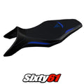 Yamaha MT 09 FZ09 2013-2017 2018 2019 2020 Seat Cover Tappezzeria Comfort Blue