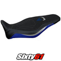 Yamaha MT 09 FZ09 2021 2022 2023 Seat Cover Tappezzeria Comfort Blue Grey Black