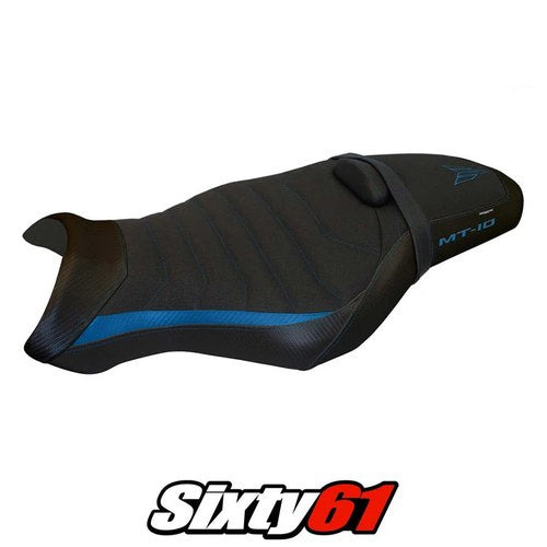 Yamaha MT 10 FZ10 2017-2023 2024 2025 2026 Seat Cover Tappezzeria Ultragrip Blue