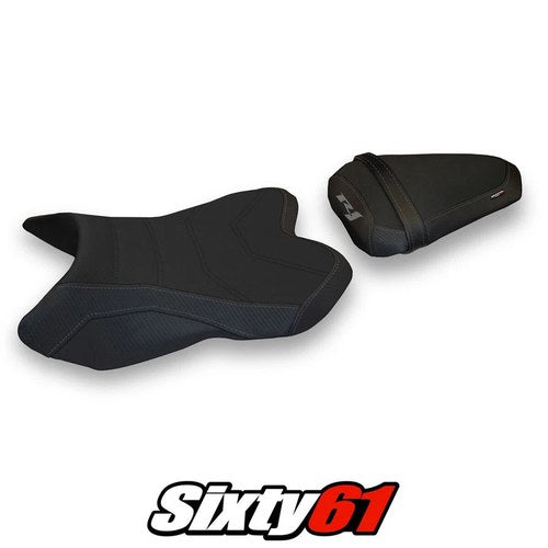 Yamaha Yzf R1 2007 2008 Seat Cover Tappezzeria Comfort Black 07 08