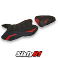 Yamaha Yzf R1 2007 2008 Seat Cover Tappezzeria Ultragrip Red Black 07 08