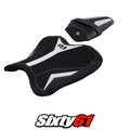 Yamaha Yzf R1 2015-2023 2024 2025 2026 Seat Cover Tappezzeria Ultragrip White