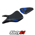 Yamaha Yzf R25 2014-2017 2018 2019 2020 Seat Cover Tappezzeria Ultragrip Blue