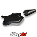 Yamaha Yzf R6 2017-2021 2022 2023 2024 2025 Seat Cover Tappezzeria Silver Black
