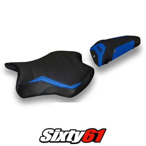 Yamaha Yzf R6 2017-2021 2022 2023 2024 2025 Seat Cover Tappezzeria Comfort Blue