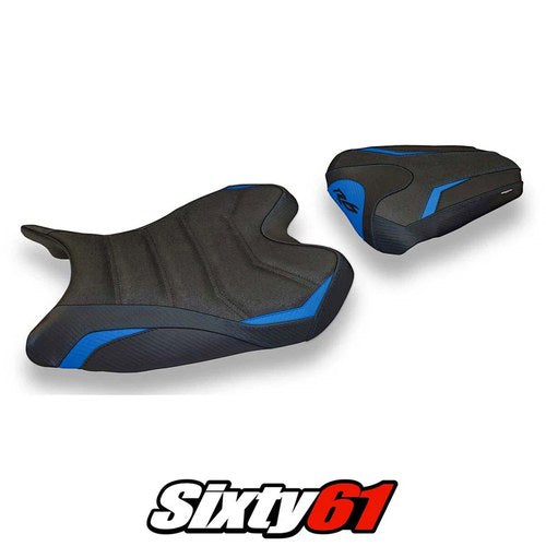 Yamaha Yzf R6 2008-2013 2014 2015 2016 Seat Cover Tappezzeria Ultragrip Blue