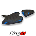 Yamaha Yzf R6 2008-2013 2014 2015 2016 Seat Cover Tappezzeria Ultragrip Blue