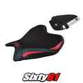 Yamaha Yzf R7 2021-2024 2025 Seat Cover Tappezzeria Comfort Red White Black SE