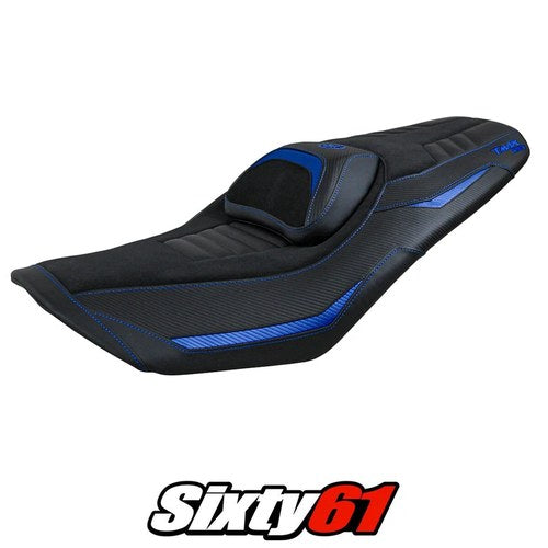 Yamaha T-Max 560 2022 2023 2024 2025 Seat Cover Tappezzeria Comfort Blue Black