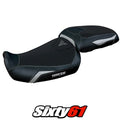 Yamaha Tracer 9 9GT 2021 2022 2023 2024 Seat Cover Tappezzeria Silver Black