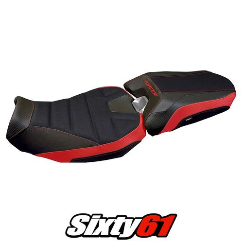 Yamaha Tracer 900 2018 2019 2020 Seat Cover Tappezzeria Ultragrip Red Black