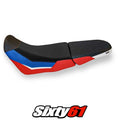 Honda Africa Twin 1000 Adventure 2018 2019 Seat Cover Tappezzeria Blue White Red
