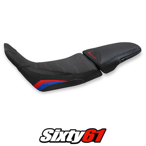 Honda Africa Twin Adv Sport 2020-2025 Seat Cover Tappezzeria Comfort Red Blue