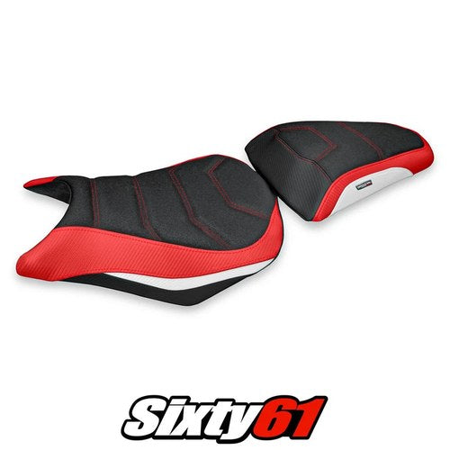 Honda CB500F 2012 2013 2014 2015 Seat Cover Tappezzeria Ultragrip Red White