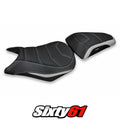 Honda CBR500R 2012 2013 2014 2015 2016 Seat Cover Tappezzeria Ultragrip Silver