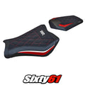 Honda CBR1000RR 2008-2014 2015 2016 Seat Cover Tappezzeria Red White Diamond