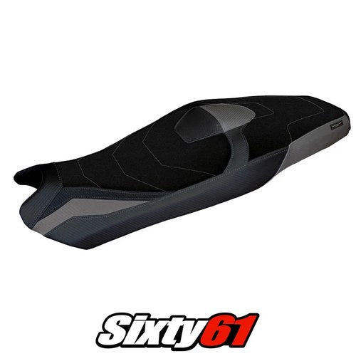 Honda X-ADV 750 2021 2022 2023 2024 Seat Cover Tappezzeria Ultragrip Grey Black