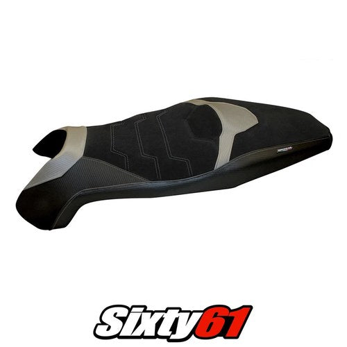 Honda X-ADV 750 2017 2018 2019 2020 Seat Cover Tappezzeria Comfort Silver Black