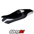 Honda X-ADV 750 2021 2022 2023 2024 Seat Cover Tappezzeria Comfort White Black