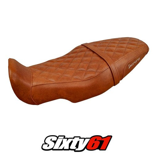 Benelli Leoncino 800 2022-2024 2025 2026 Seat Cover Tappezzeria Brown Vintage