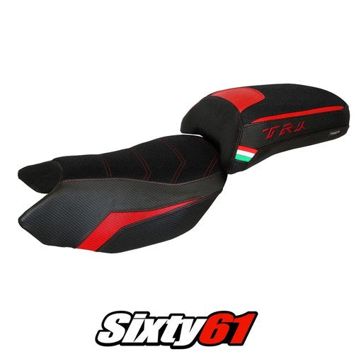 Benelli Trk 502 2017-2023 2024 2025 2026 Seat Cover Tappezzeria Ultragrip Red