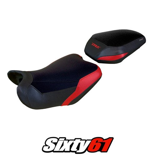 Benelli Trk 702 2023 2024 2025 2026 Seat Cover Tappezzeria Red Black